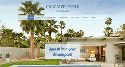 Desktop Screenshot of cascadepools.net